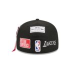 Alpha Industries x Los Angeles Lakers Black 59FIFTY Fitted Hat - Image 6
