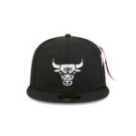 Alpha Industries x Chicago Bulls Black 59FIFTY Fitted Hat - Image 2