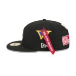 Alpha Industries x Golden State Warriors Black 59FIFTY Fitted Hat - Image 4