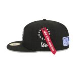 Alpha Industries x Philadelphia 76ers Black 59FIFTY Fitted Hat - Image 4