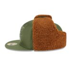 Alpha Industries x Los Angeles Lakers Olive Green Dog Ear 59FIFTY Fitted Hat - Image 4