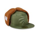 Alpha Industries x Toronto Raptors Olive Green Dog Ear 59FIFTY Fitted Hat - Image 3