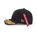Alpha Industries x Los Angeles Lakers Black 9FORTY M-Crown A-Frame Snapback Hat - Image 4