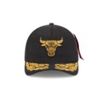 Alpha Industries x Chicago Bulls Black 9FORTY M-Crown A-Frame Snapback Hat - Image 2