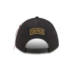 Alpha Industries x Boston Celtics Black 9FORTY M-Crown A-Frame Snapback Hat - Image 6