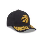 Alpha Industries x Toronto Raptors Black 9FORTY M-Crown A-Frame Snapback Hat - Image 3