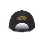 Alpha Industries x Toronto Raptors Black 9FORTY M-Crown A-Frame Snapback Hat - Image 6