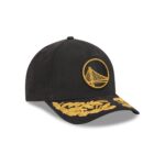 Alpha Industries x Golden State Warriors Black 9FORTY M-Crown A-Frame Snapback Hat - Image 3
