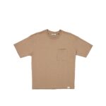 New Era Branded Alden Heavyweight Taupe Gray Pocket T-Shirt