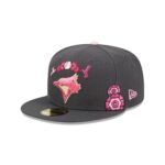 Toronto Blue Jays Day of the Dead Graphite 59FIFTY Fitted Hat - Image 3