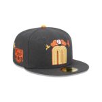 Mexico Baseball Day of the Dead Graphite 59FIFTY Fitted Hat