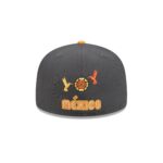 Mexico Baseball Day of the Dead Graphite 59FIFTY Fitted Hat - Image 6