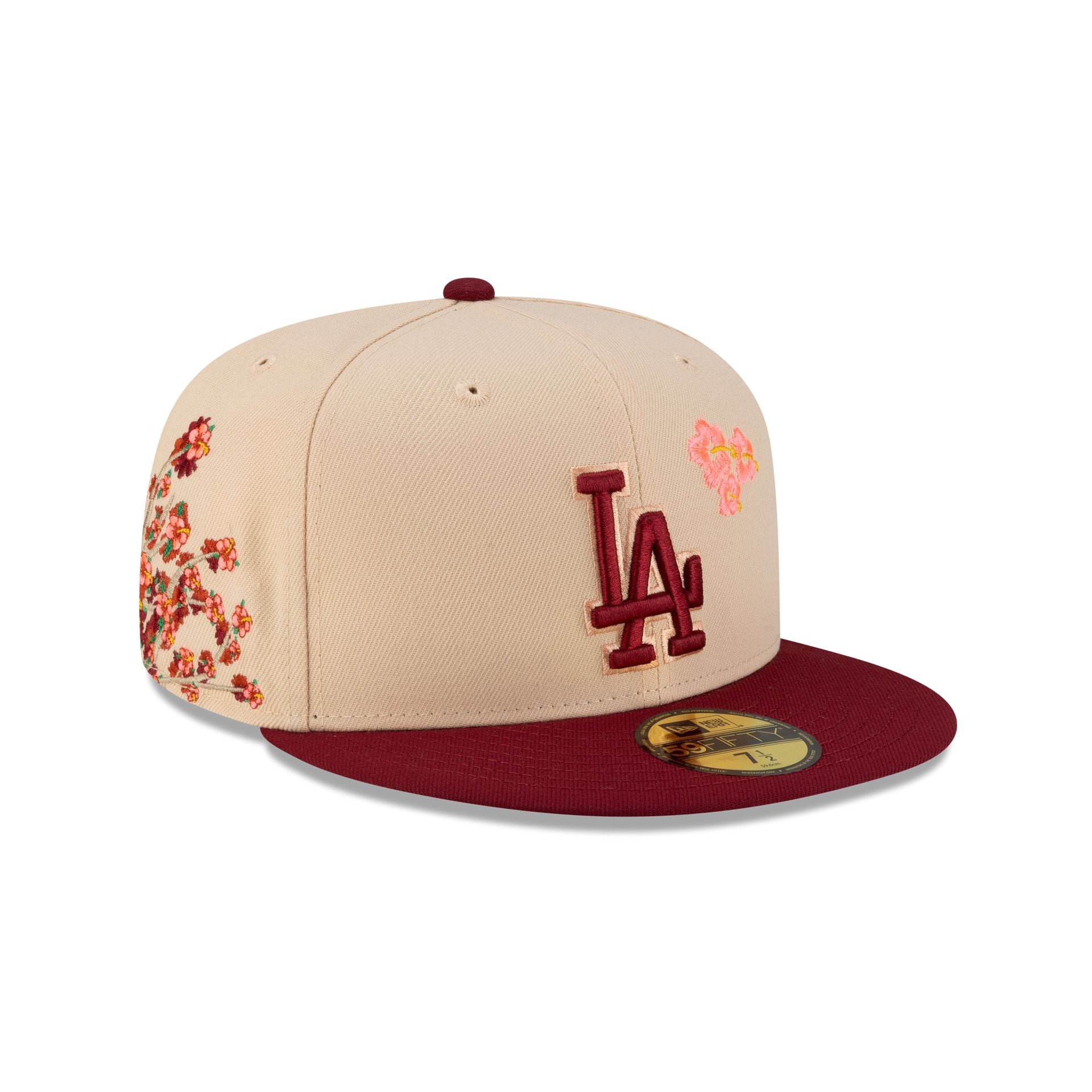 60768747_59FIFTY_CITY_ELEMENTS_25_LOSDOD_MMO_3QR Los Angeles Dodgers Puerto Rico City Elements 59FIFTY Fitted Hat - Image 1
