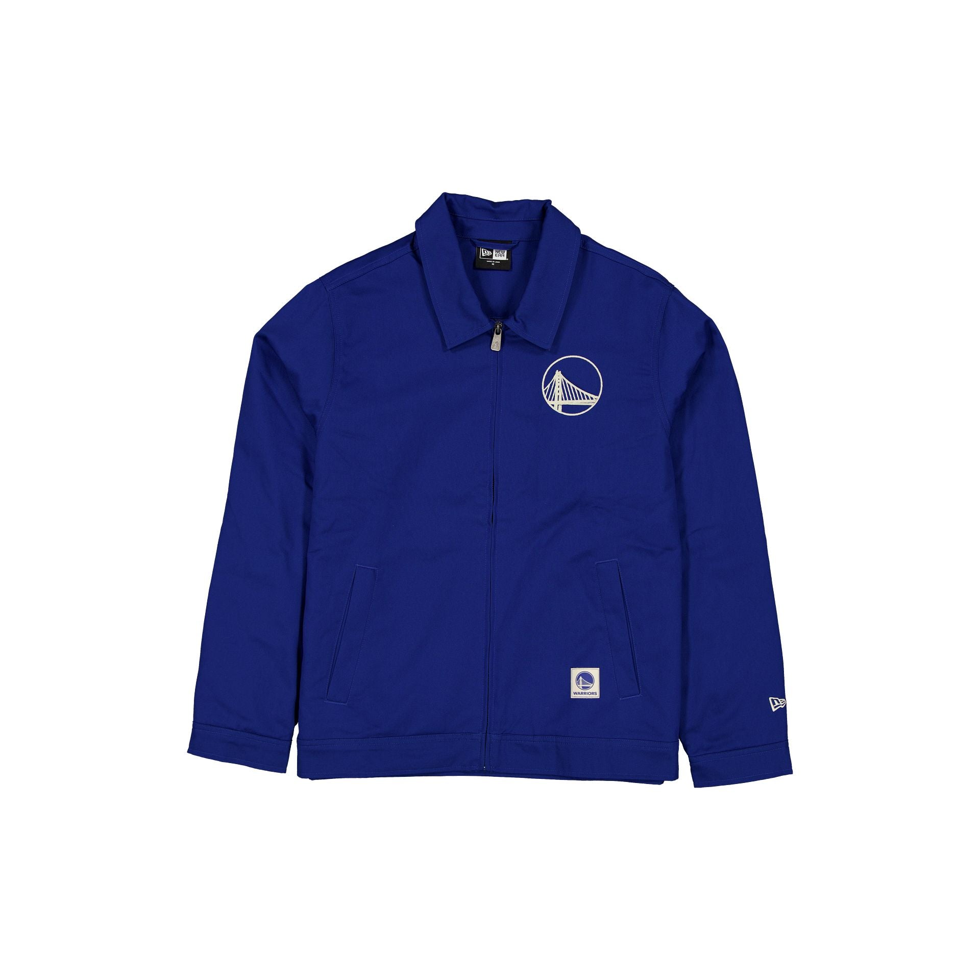 60769515_JACKET_Q4CUSTOMS_GOLWAR_BLUE_F Golden State Warriors Quilted Jacket - Image 1