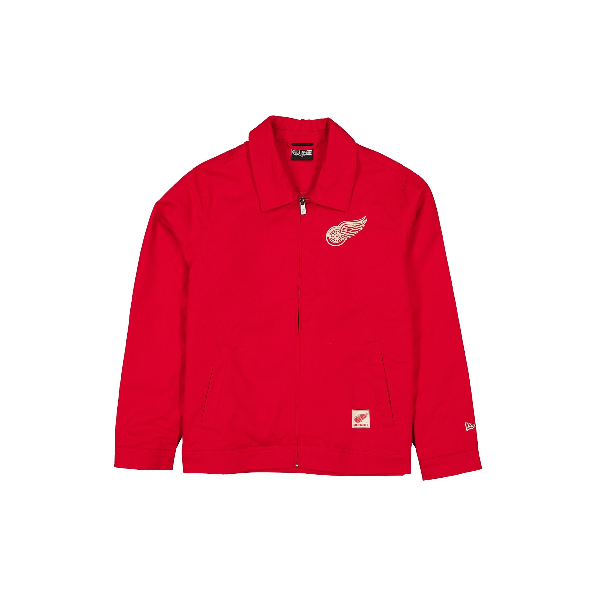 60769528_JACKET_Q4CUSTOMS_DETRED_RED_F Detroit Red Wings Quilted Jacket - Image 1