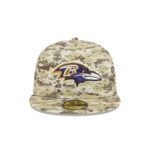Baltimore Ravens 2025 Salute to Service Fan Gear 59FIFTY Fitted Hat - Image 2