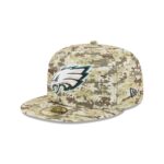 Philadelphia Eagles 2025 Salute to Service Fan Gear 59FIFTY Fitted Hat - Image 3