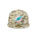 Miami Dolphins 2025 Salute to Service Fan Gear 59FIFTY Fitted Hat - Image 2