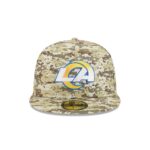 Los Angeles Rams 2025 Salute to Service Fan Gear 59FIFTY Fitted Hat - Image 2