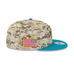 Jacksonville Jaguars 2025 Salute to Service Fan Gear 9FIFTY Snapback Hat - Image 4