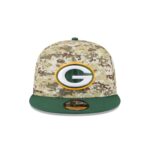Green Bay Packers 2025 Salute to Service Fan Gear 9FIFTY Snapback Hat - Image 2