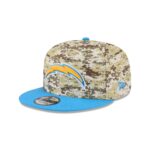 Los Angeles Chargers 2025 Salute to Service Fan Gear 9FIFTY Snapback Hat - Image 3