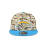 Los Angeles Chargers 2025 Salute to Service Fan Gear 9FIFTY Snapback Hat - Image 2