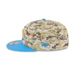 Los Angeles Chargers 2025 Salute to Service Fan Gear 9FIFTY Snapback Hat - Image 5
