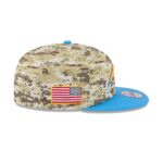 Los Angeles Chargers 2025 Salute to Service Fan Gear 9FIFTY Snapback Hat - Image 4