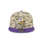 Minnesota Vikings 2025 Salute to Service Fan Gear 9FIFTY Snapback Hat - Image 2