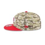 Kansas City Chiefs 2025 Salute to Service Fan Gear 9FIFTY Snapback Hat - Image 5