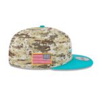 Miami Dolphins 2025 Salute to Service Fan Gear 9FIFTY Snapback Hat - Image 4