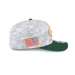 Green Bay Packers 2025 Salute to Service Fan Gear 9SEVENTY Stretch-Snap Hat - Image 4