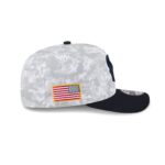 Houston Texans 2025 Salute to Service Fan Gear 9SEVENTY Stretch-Snap Hat - Image 4