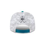 Jacksonville Jaguars 2025 Salute to Service Fan Gear 9SEVENTY Stretch-Snap Hat - Image 6