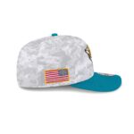 Jacksonville Jaguars 2025 Salute to Service Fan Gear 9SEVENTY Stretch-Snap Hat - Image 4