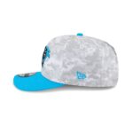Carolina Panthers 2025 Salute to Service Fan Gear 9SEVENTY Stretch-Snap Hat - Image 5