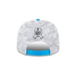 Carolina Panthers 2025 Salute to Service Fan Gear 9SEVENTY Stretch-Snap Hat - Image 6