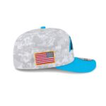 Carolina Panthers 2025 Salute to Service Fan Gear 9SEVENTY Stretch-Snap Hat - Image 4