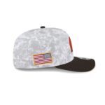 Cleveland Browns 2025 Salute to Service Fan Gear 9SEVENTY Stretch-Snap Hat - Image 4