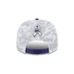 Minnesota Vikings 2025 Salute to Service Fan Gear 9SEVENTY Stretch-Snap Hat - Image 6