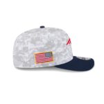 New England Patriots 2025 Salute to Service Fan Gear 9SEVENTY Stretch-Snap Hat - Image 4