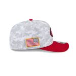 San Francisco 49ers 2025 Salute to Service Fan Gear 9SEVENTY Stretch-Snap Hat - Image 4