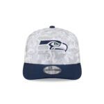 Seattle Seahawks 2025 Salute to Service Fan Gear 9SEVENTY Stretch-Snap Hat - Image 2