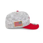 Kansas City Chiefs 2025 Salute to Service Fan Gear 9SEVENTY Stretch-Snap Hat - Image 4