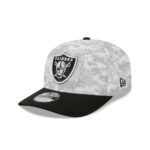 Las Vegas Raiders 2025 Salute to Service Fan Gear 9SEVENTY Stretch-Snap Hat - Image 3