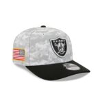 Las Vegas Raiders 2025 Salute to Service Fan Gear 9SEVENTY Stretch-Snap Hat