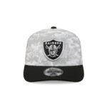 Las Vegas Raiders 2025 Salute to Service Fan Gear 9SEVENTY Stretch-Snap Hat - Image 2