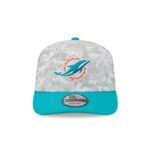 Miami Dolphins 2025 Salute to Service Fan Gear 9SEVENTY Stretch-Snap Hat - Image 2