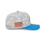 Los Angeles Chargers 2025 Salute to Service Fan Gear 9SEVENTY Stretch-Snap Hat - Image 4